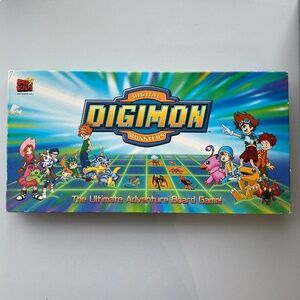 Vintage 2000 Digimon Board Game Complete with Instructions No Missing Pieces